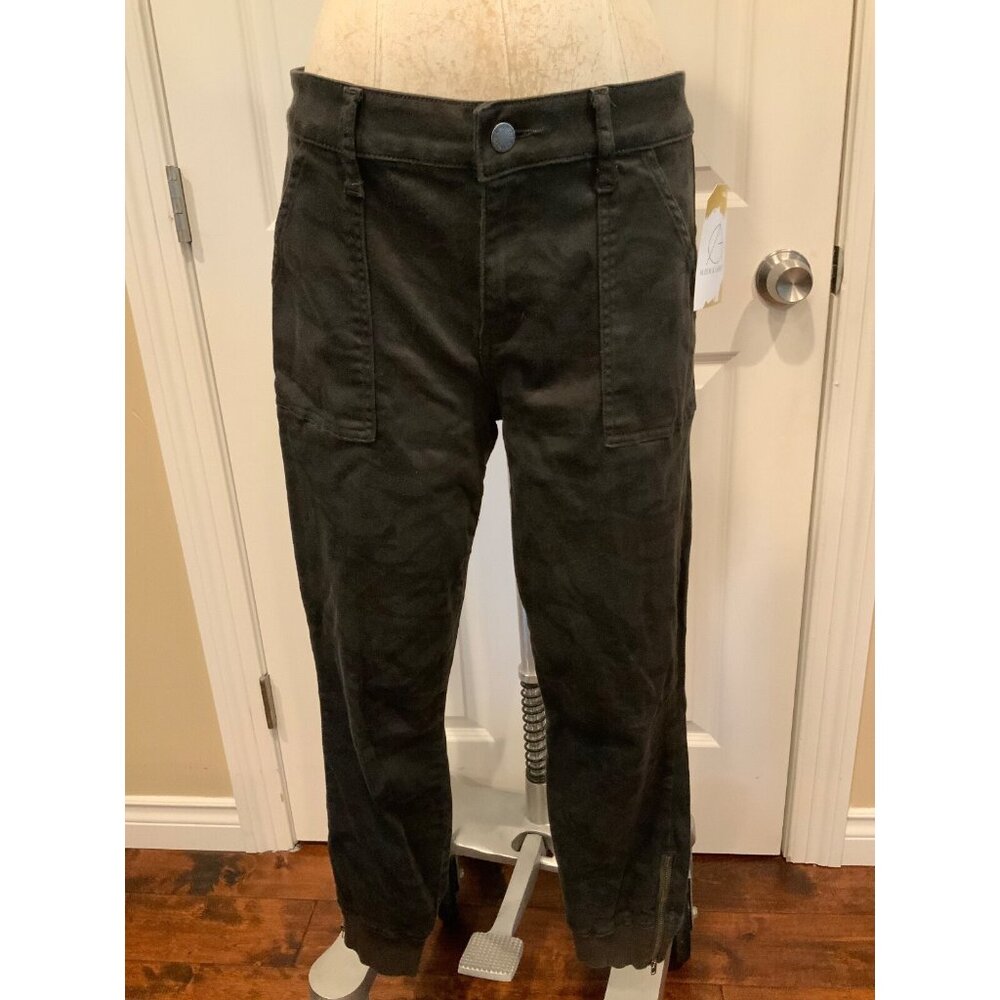 Level 99 Black Camouflage Jogger Jeans, Size 28